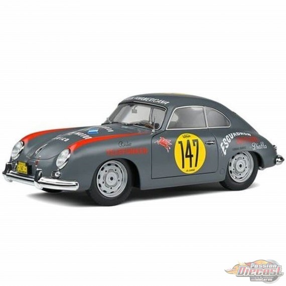 PORSCHE 356 PRE-A N°147 GRIS 1954  - Solido - 1/18 - S1802807  Passion Diecast
