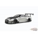 NISSAN GT-R (R35) AVEC KIT CARROSSERIE LIBERTY WALK 2.0 - GRIS PERLE - 2020 - Solido - 1/18 - S1805802  Passion Diecast