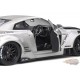 NISSAN GT-R (R35) AVEC KIT CARROSSERIE LIBERTY WALK 2.0 - GRIS PERLE - 2020 - Solido - 1/18 - S1805802  Passion Diecast