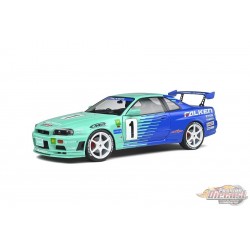 1999 Nissan Skyline (R34) GT-R Falken Drift Livery - Solido - 1/18 - S1804304