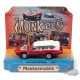 The Monkees - Monkees Mobile avec présentoir en étain rouge et blanc - Johnny Lightning 1:64 - JLSP333