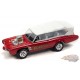 The Monkees - Monkees Mobile with Tin display in Red and White - Johnny Lightning 1:64 - JLSP333