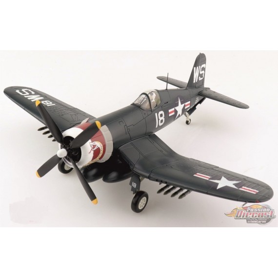 Vought F4U-4 Corsair - USMC VMF-323 Death Rattlers, White 18, USS Sicily, Corée 1951 / Hobby Master 1:48 HA8223