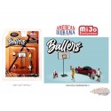 Ballers Set - 5 pieces Diecast - American Diorama - 1/64 - AD-76516MJ