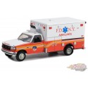 (Web Only )  Le service d'incendie officiel de ville de New York - 1994 Ford F-350 - Hobby Exclusive - 1/64 Greenlight - 67063