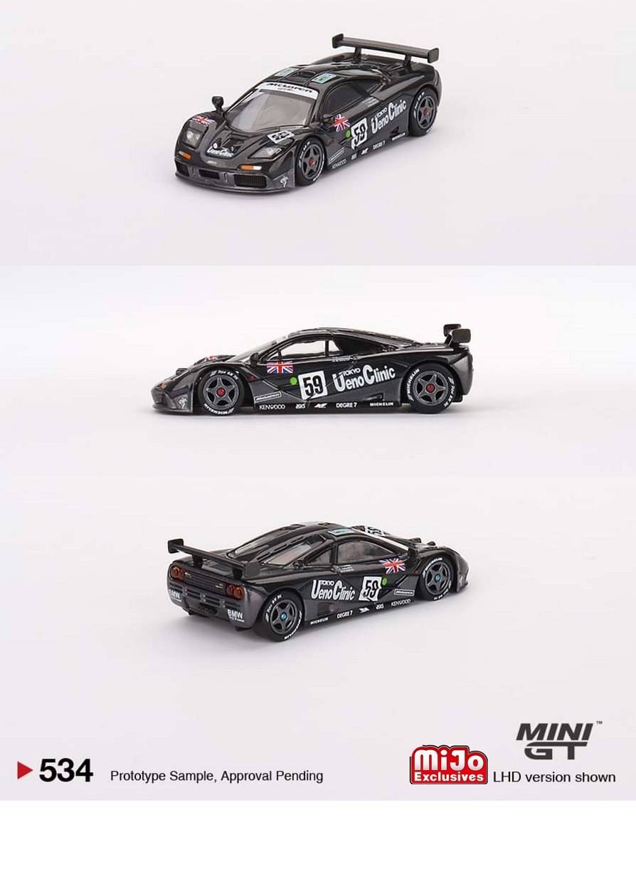 McLaren F1 GTR No.59 1995 Le Mans 24Hr Winner - Mini GT - 1:64 - MGT00534  Passion Diecast