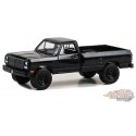 1993 Dodge Power Ram 250 4x4 Lifted Pickup - Black Bandit Series 28 - 1/64 Greenlight - 28130 D