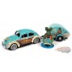 Rat Fink -1966 VW Beetle with Tear Drop Trailer and Rat Fink Figure - Auto World - 1/24 - 24017 Passion Diecast