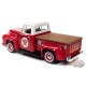 Texaco Truck Series No.39 - 2022 1956 Ford F100 Service Station Pickup Truck Red - Auto World & Round 2 - 1/24 - CP7961