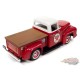 Texaco Truck Series No.39 - 2022 1956 Ford F100 Service Station Pickup Truck Red - Auto World & Round 2 - 1/24 - CP7961