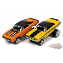 Hemi Zinger Pack - 1970 Plymouth Road Runner - 1969 Dodge Charger R/T - Set de 2 - Johnny Lightning 1:64 - JLSP318 A