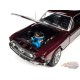 1967 Ford Mustang 2 + 2 GT en Code X Vintage Bourgogne - Auto World / American Muscle - 1/18 - AMM1309 Passion Diecast