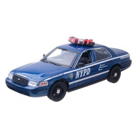 2001 Ford Crown Victoria - NYPD Auxiliary Interceptor (Lights and Sound)