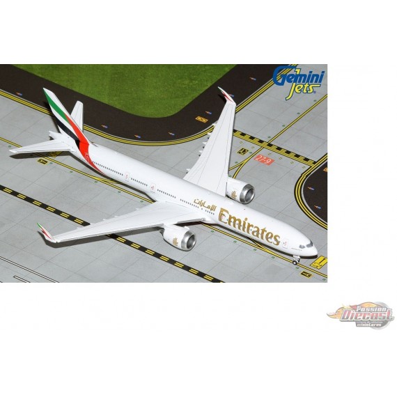 Emirates Boeing 777-9X A6-EZA "Bouts d'ailes repliées"/ Gemini 1:400 GJUAE2160W