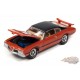 1972 Oldsmobile 442 W30 in Flame Orange Poly with Flat Black Roof, Hood and Side Stripes - Johnny Lightning - 1/64 - JLSP339 A