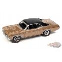 1967 Buick GS 400 en Poly Gold Mist avec toit plat noir - Johnny Lightning - 1/64 - JLSP337 A