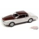 1980 Chevrolet Monte Carlo in Gloss White with Dark Claret Poly Roof and Hood - Johnny Lightning - 1/64 - JLSP336 A