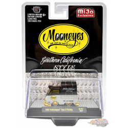 CHASE 1960 Custom Volkswagen Short Pickup with Canvas Cover Mooneyes - M2 Machine - Mijo Exclusives - 1:64 - 31500-MJS51GR
