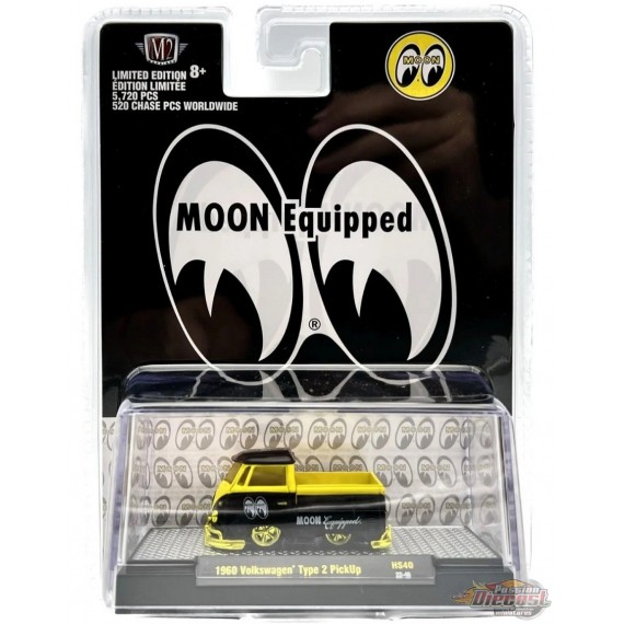 CHASE 1960 Volkswagen Single Cab Pickup Mooneyes - M2 Machine - Hobby Exclusive - 1:64 - 31500 HS40GR Passion Diecast