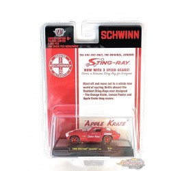 CHASE 1966 Chevrolet Corvette 427 Schwinn Apple Krate - M2 Machine - Hobby Exclusive - 1:64 - 31500-HS36GR Passion Diecast