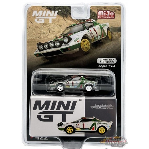 CHASE Lancia Stratos HF 1977 Rally MonteCarlo Winner No.1 - Mini GT - 1:64  - MGT00422GR Passion Diecast