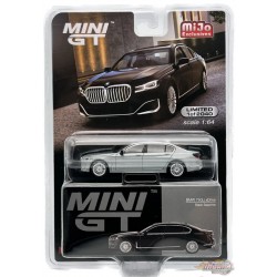 CHASE BMW 750Li xDrive Noir Sapphire - Mini GT - 1:64  - MGT00436GR Passion Diecast