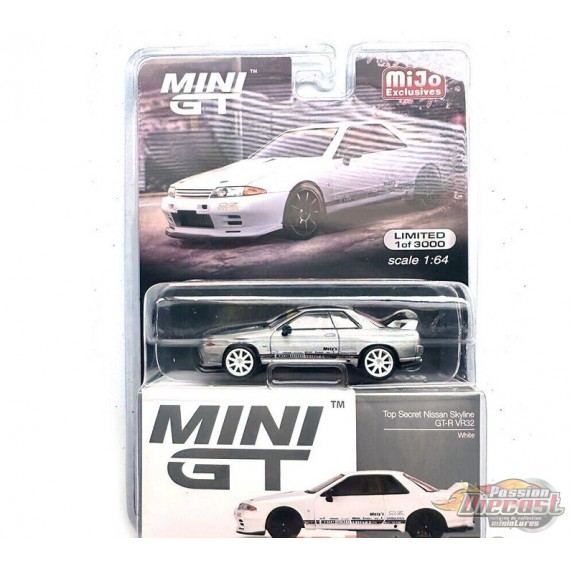 CHASE Top Secret Nissan Skyline GT-R VR32 Blanc - Mini GT - 1:64 - MGT00469GR Passion Diecast