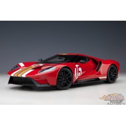 Ford GT 2022 Alan Mann Heritage Edition (Alan Mann Red)  - Autoart - 72927  Passion Diecast