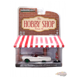 GreenMachine 1965 Ford Thunderbird Cabriolet (Tonneau Cover) - The Hobby Shop Series 14 - 1/64 Greenlight - 97140 BGR