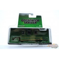 GreenMachine Remorque à col de cygne en noir - Hobby Exclusive - 1/64 Greenlight - 30390GR