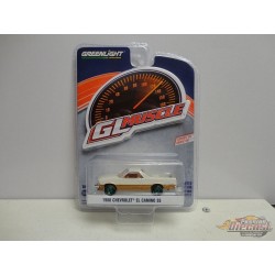 GreenMachine Chevrolet El Camino SS 1980 - Blanc et Or - GL Muscle Series 26 - 1-64 Greenlight - 13310 CGR