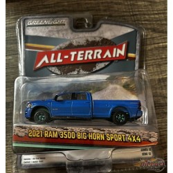 GreenMachine 2021 Ram 3500 Big Horn Sport 4x4 - All-Terrain Series 13 - 1/64 Greenlight - 35230 FGR