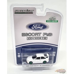 GreenMachine 1995 Ford Escort RS Cosworth en blanc diamant - Hobby Exclusive - 1/64 Greenlight - 30379GR