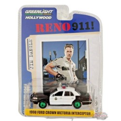 GreenMachine Reno Sheriff's - 1998 Ford Crown Victoria Police - Lost - Hollywood Series 38 -1/64 Greenlight - 44980 BGR