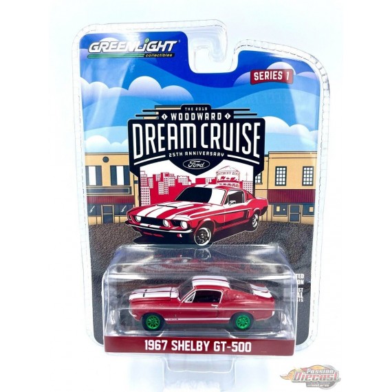 GreenMachine 1967 Shelby GT500  Red - Woodward Dream Cruise Series 1 -1/64 Greenlight - 37280 FGR