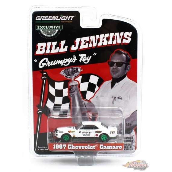 GreenMachine Bill Jenkins Grumpy's Toy Hooker Headers - 1967 Chevrolet Camaro - Hobby Exclusive - 1/64 Greenlight - 30418GR