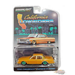 GreenMachine 1990 Chevrolet Caprice Classic with Continental Kit - California Lowriders Series 2 -1/64 Greenlight - 63030 FGR