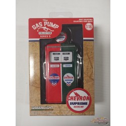 GreenMachine Chevron Supreme 1954 Tokheim 350 Twin Gas Pump  Series 9 -  Greenlight  1/18, 14090 CGR