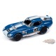1965 Shelby Daytona Gulf en bleu foncé avec bandes blanches - Johnny Lightning - 1/64 - JLSP356 B Passion Diecast