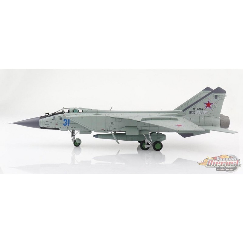 Hobby Master 1:72 MiG-31K Foxhound-D - Modello Aereo Diecast Aviazione Russa A Lungo Raggio, Serie Air Power HA9705