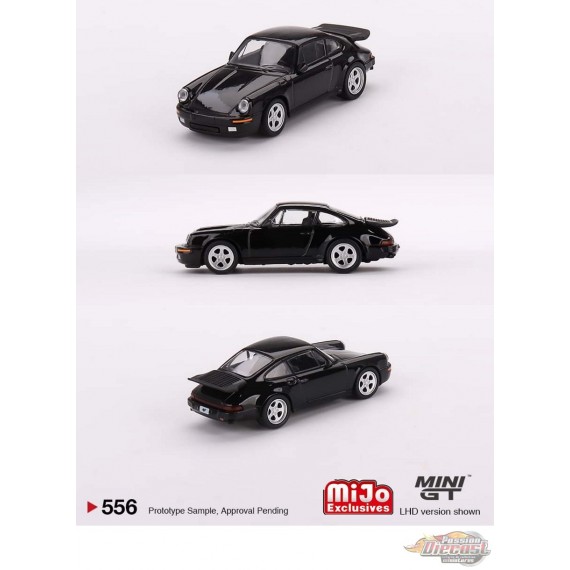 RUF CTR 1987 Black - Mini GT - 1:64 - MGT00556 Passion Diecast