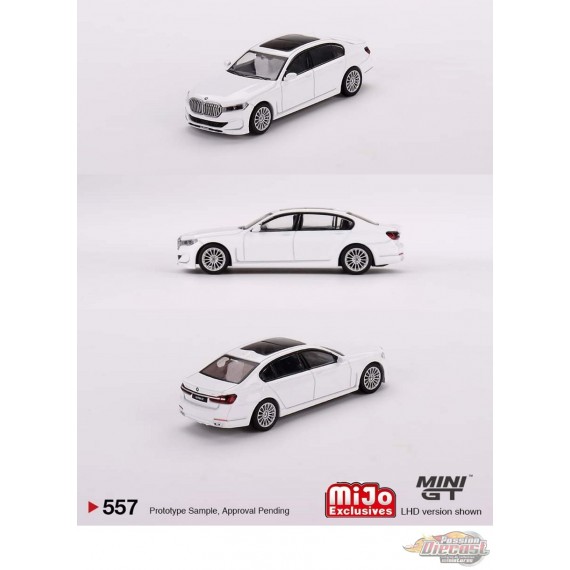 BMW Alpina B7 xDrive Alpine Blanc - Mini GT - 1:64 - MGT00557 Passion Diecast