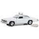 Police - 1977-76 Pontiac LeMans Enforcer with Light Bar and Push Bar in White - Hobby Exclusive - 1/64 Greenlight - 43014 B