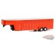 26' Vertical Three Hole Gooseneck Livestock Trailer in Red - Hitch & Tow Trailers - Hobby Exclusive - 1/64 Greenlight - 30421