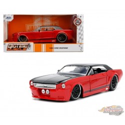 1965 Ford Mustang GT Red - Bigtime Muscle - Jada 1/24 - 34202 - Passion Diecast 