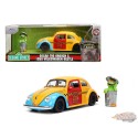 Volkswagen Beetle de 1959 avec la figurine d'Oscar le grincheux - Sesame Street - Hollywood Rides -  Jada 1/24 - 32801