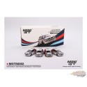 Lancia Delta HF Integrale Evoluzione 1992 Rally MonteCarlo Martini Racing 4 Cars Set Limite 5000 Set - Mini GT - 1:64 - MGTS0002
