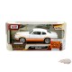 1974 Ford Maverick Grabber - Blanc à bande orange - Forgotten Classics - Motormax 1-24 - 73332 AC WHOR - Passion Diecast