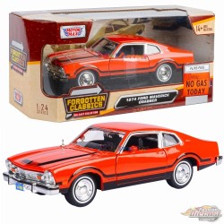 1974 Ford Maverick Grabber - Orange avec bande noire - Forgotten Classics - Motormax 1-24 - 73332 AC ORBK - Passion Diecast