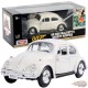 1966 Volkswagen Beetle (Blanc) - 007 James Bond Collection - 60 Years of Bond - Motormax 1-24 - 79854 - Passion Diecast